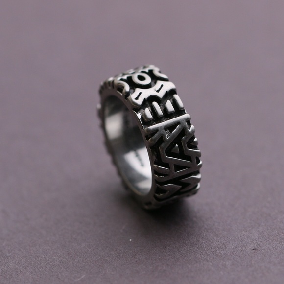 Marc Jacobs the monogram engraved ring size 7 - Picture 8 of 10